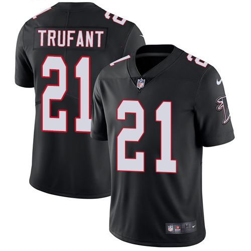 2019 men Atlanta Falcons #21 Trufant black Nike Vapor Untouchable Limited NFL Jersey->atlanta falcons->NFL Jersey